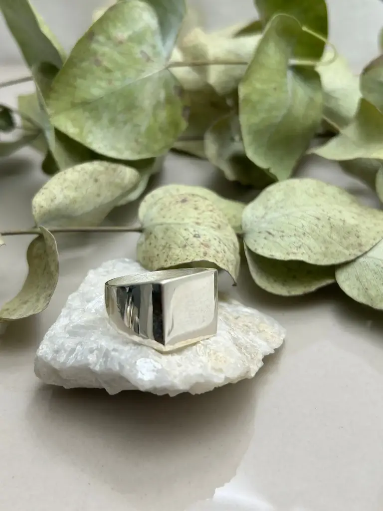 ANILLO CUADRADO LISO 