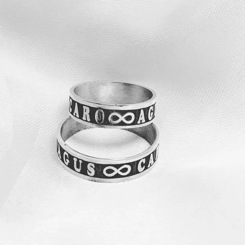 [AP.0020] Alianzas Cinta con Nombres y Simbolo Infinito