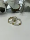 Alianzas cinta con 4 Apliques