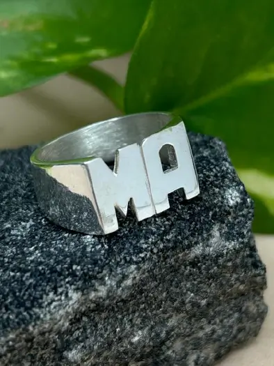 [AI.05] Anillo doble inicial 16x10 p 925