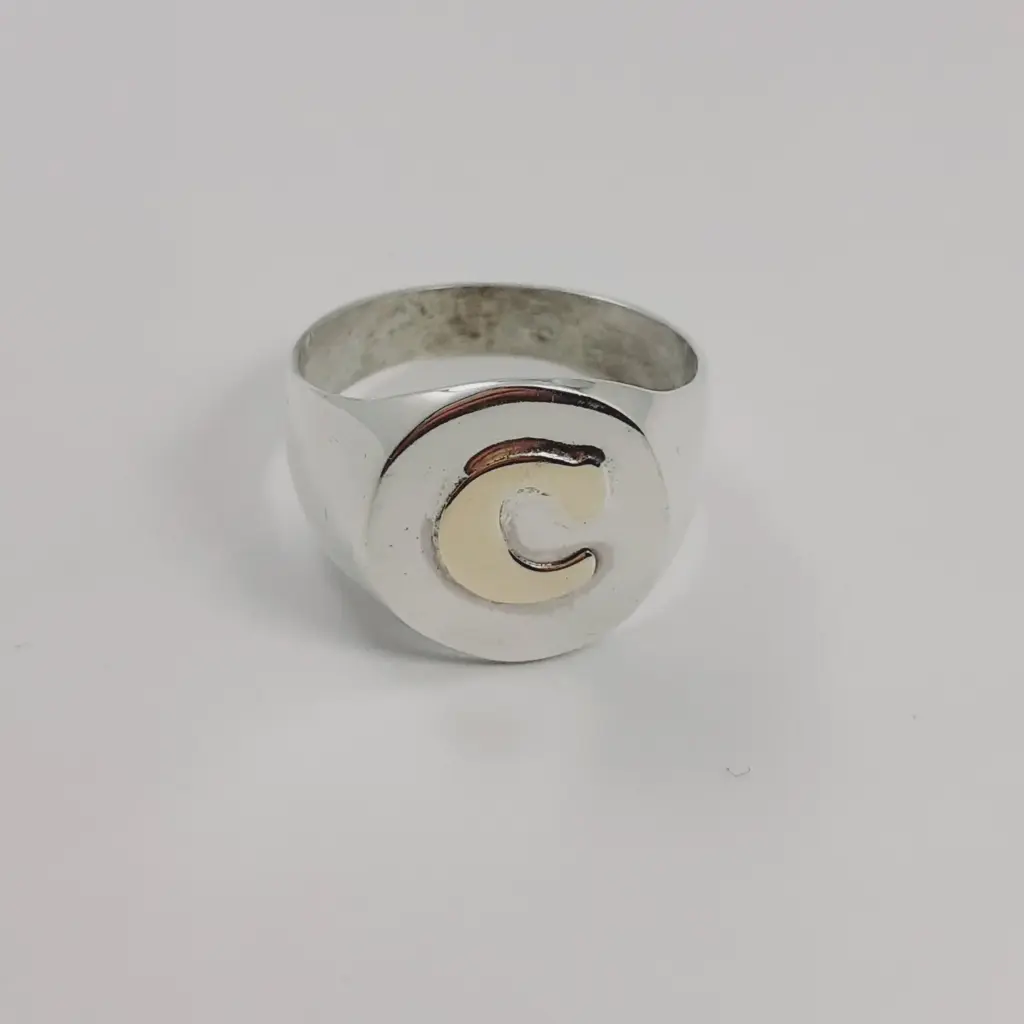 Simple inicial ovalado p/o