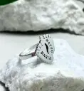 Anillo huella doble