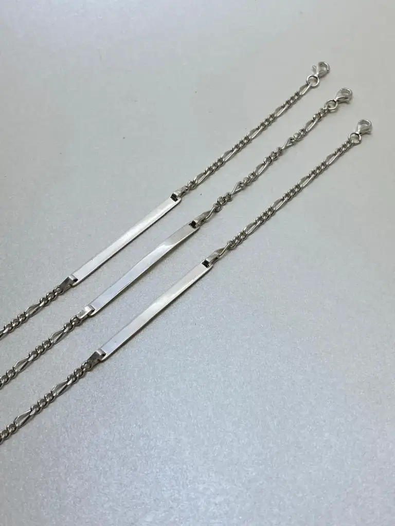 [P.00009] Pulsera Identidad  Cadena 3x1