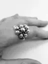 Anillo April empavonado 