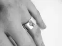 Anillo Amelia corazon calado