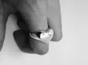 Anillo Corazón Bombé