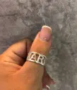 Anillo Nombre Calado Ancho