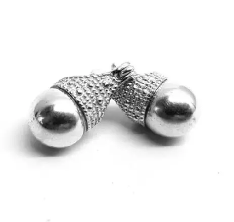 [AR.00003] Aros Lady Di con Bolita de Plata