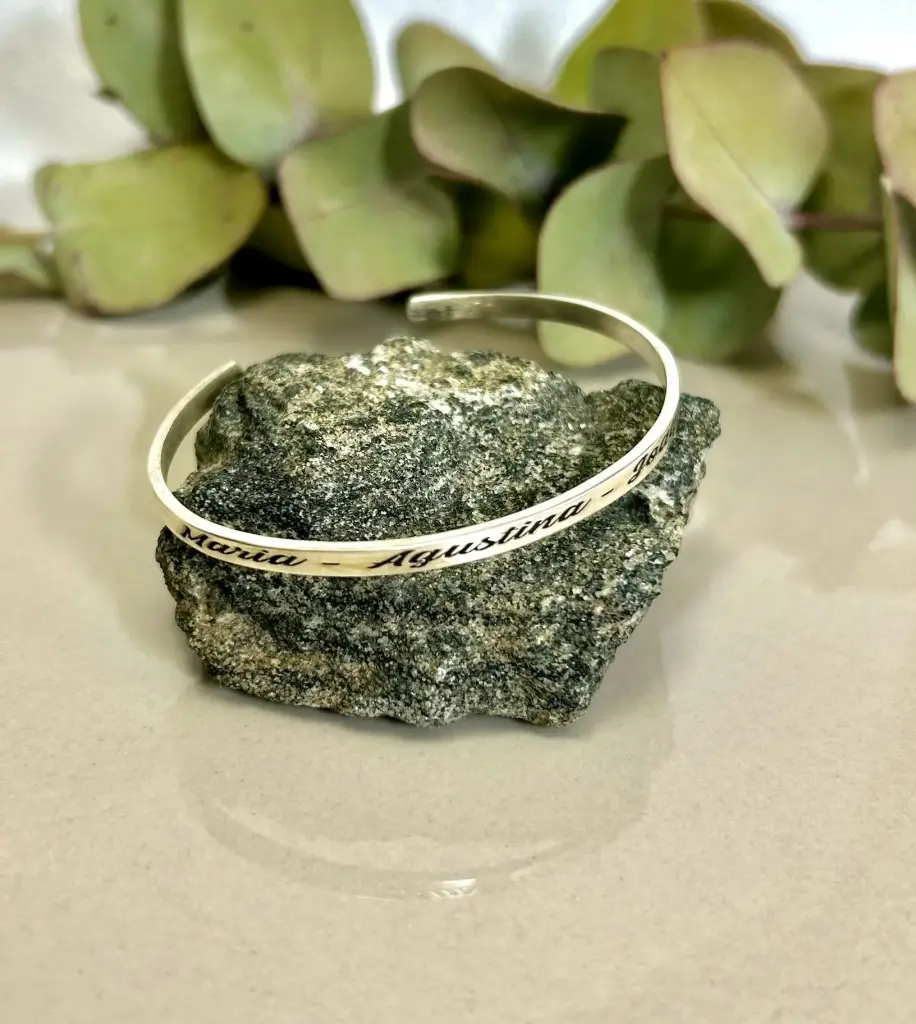 Pulsera pinza 3mm c/ grabado