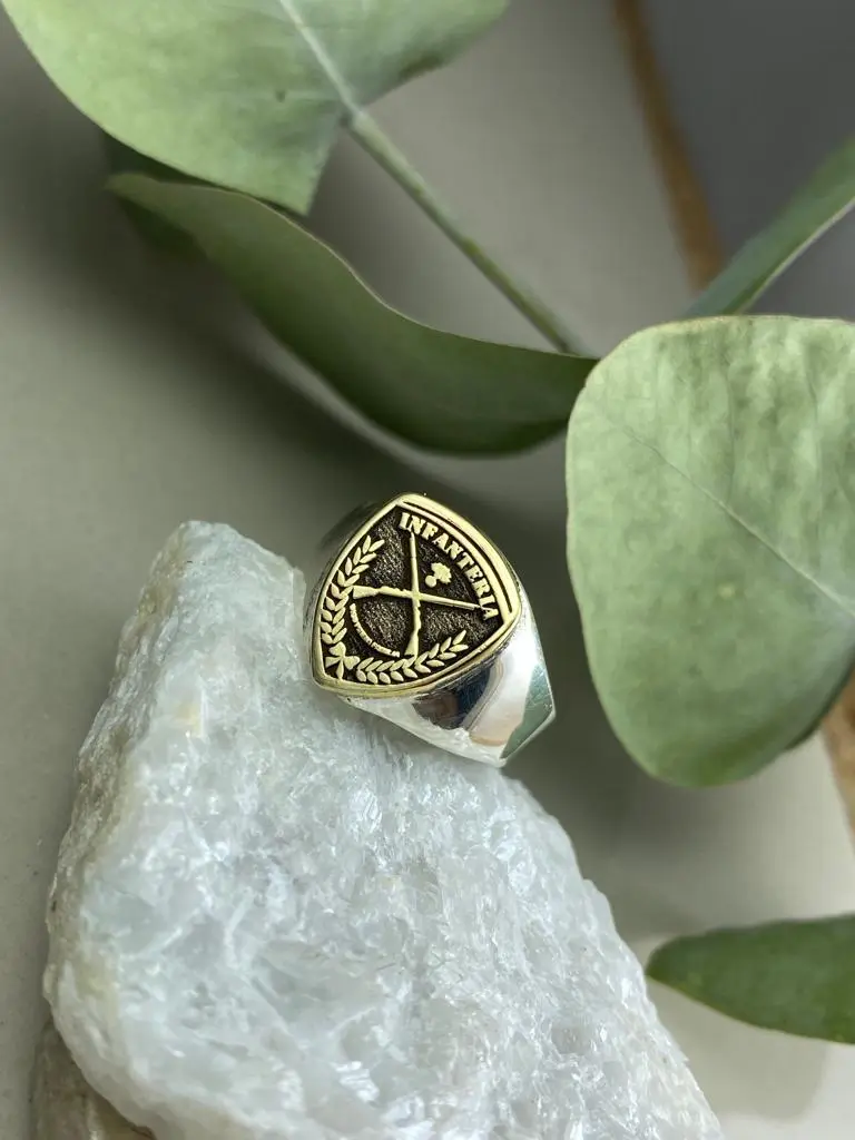 Anillo Sello infanteria