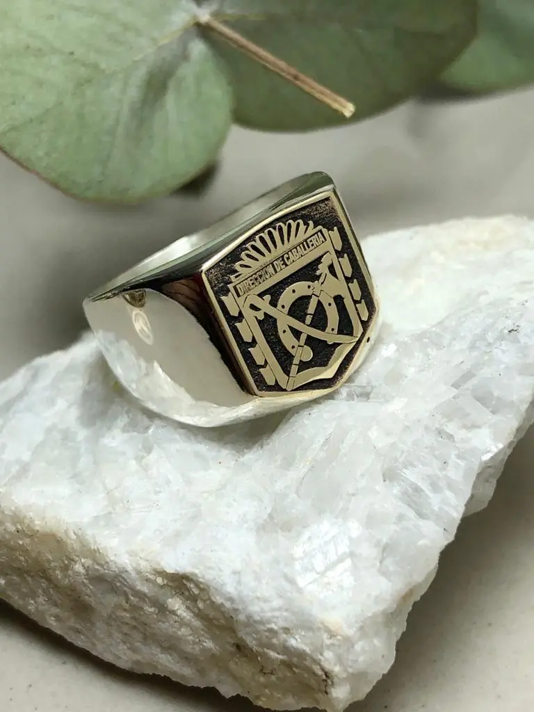 Anillo Sello Direccion Caballeria