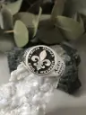 Anillo Sello Familiar Flor de Lis