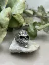 Anillo calavera labrada