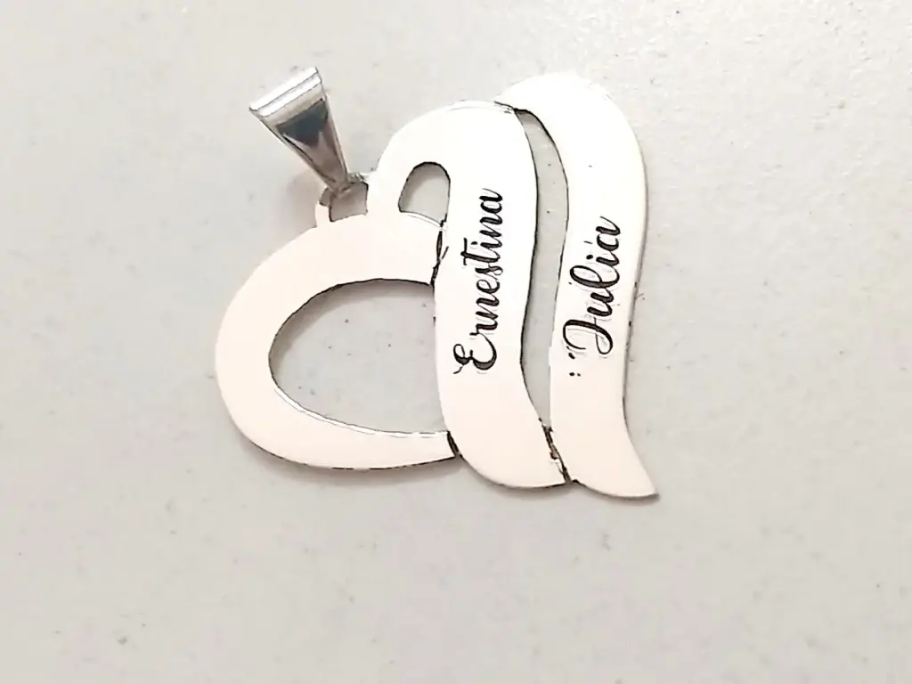 [DP.118] Corazon con 2 nombres grabados