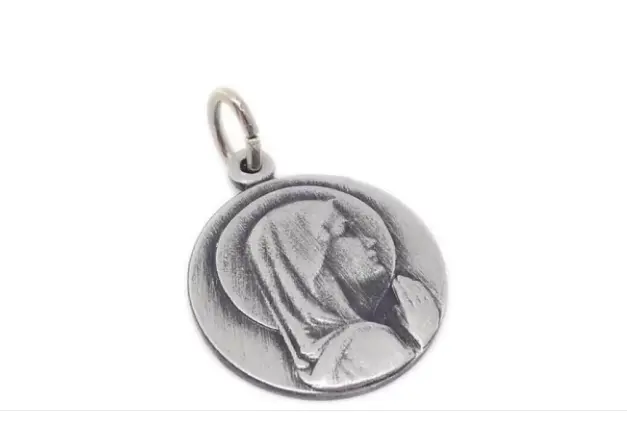 Medalla virgen niña 
