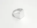 Anillo sello cuadrado 