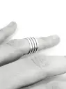 Anillo falangero pinza cuadruple dividido