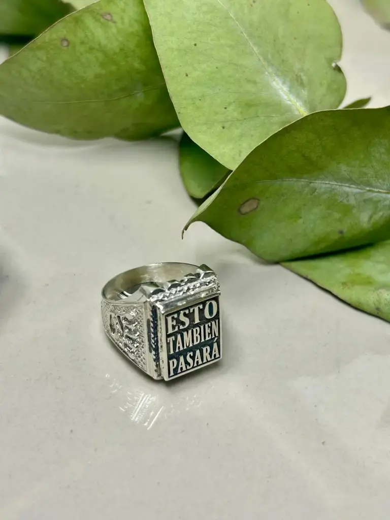 Anillo sello Esto tambien pasara