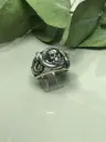 Anillo viboras y calavera
