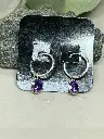 Aros argollitas con cubic