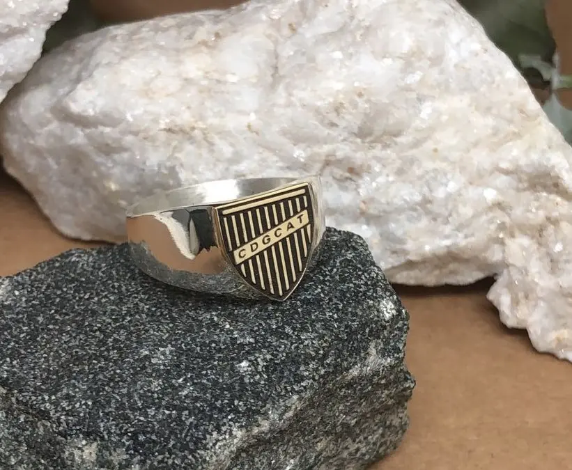 ANILLO GODOY CRUZ plata y oro 