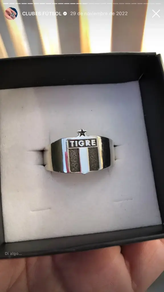 ANILLOS CLUB TIGRE plata 925