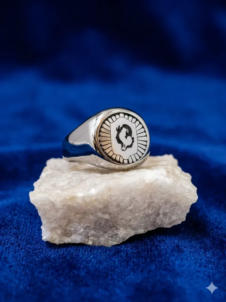Anillo acero Policia Federal
