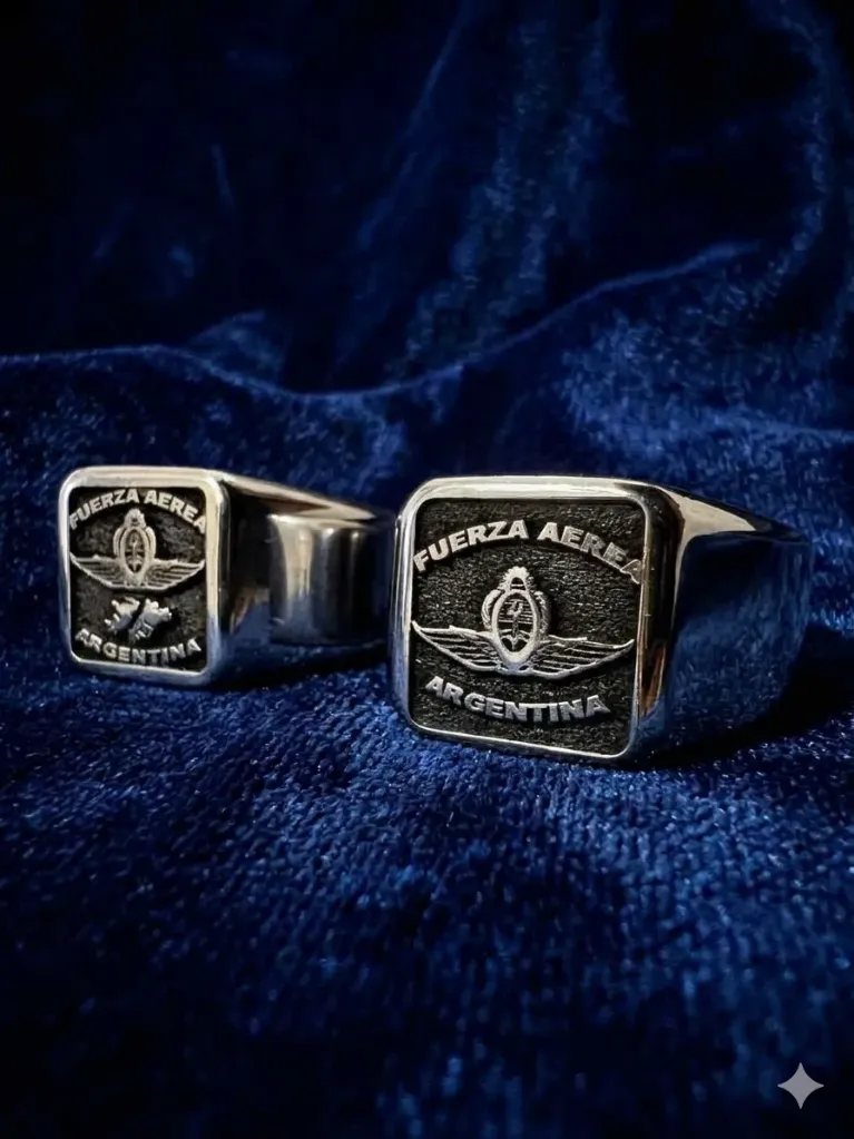 [AC004] Anillo Fuerza Aerea acero