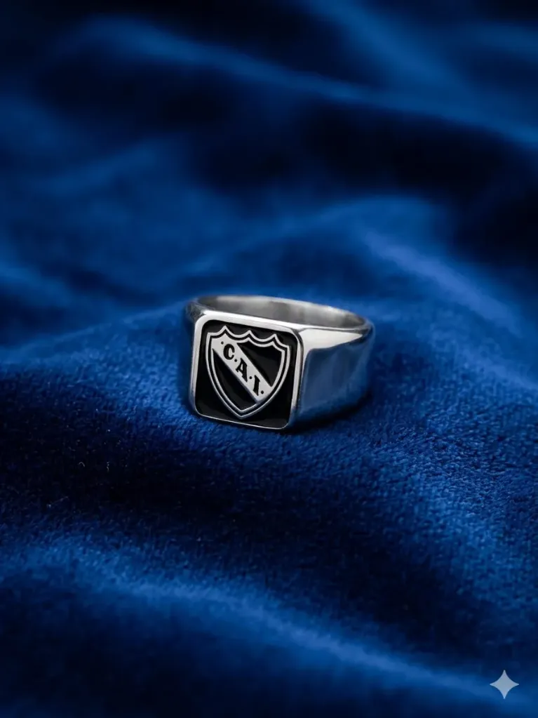 Anillo acero club Independiente