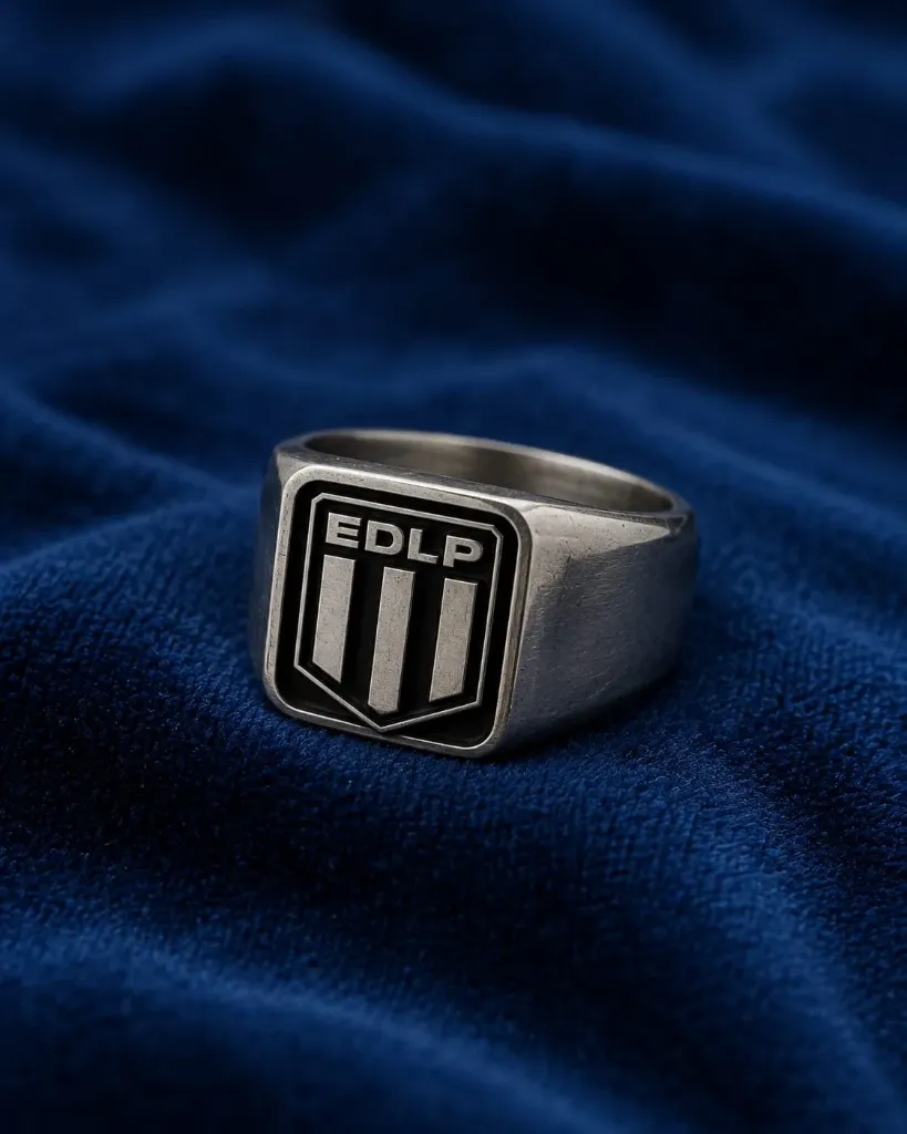 Anillo acero club Estudiantes de La Plata