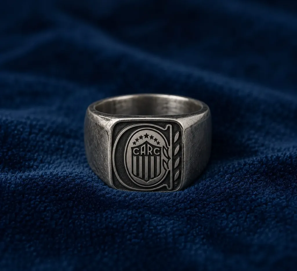 Anillo acero club San Lorenzo