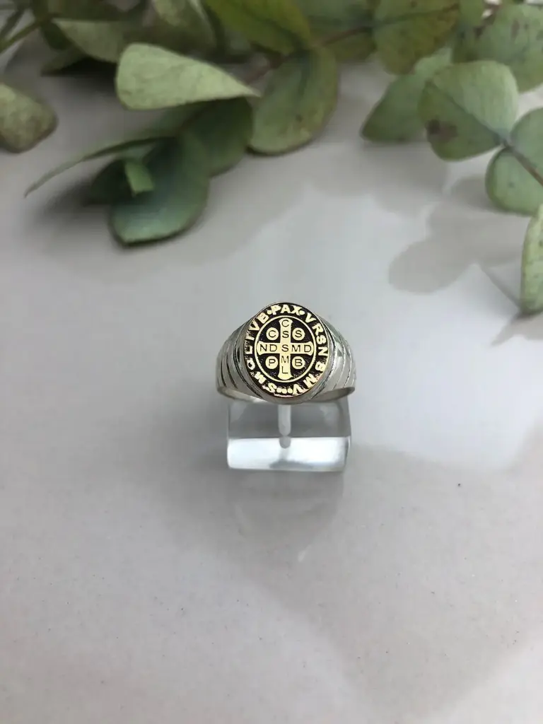 [AF.0069] Anillo San Benito Ovalado Vertical