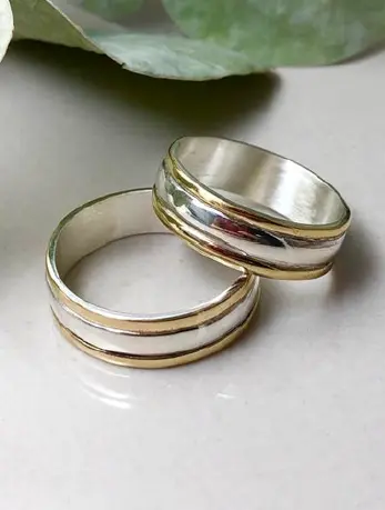 [APO.0004] Alianzas 1/2 Caña de Plata con Bordes de oro