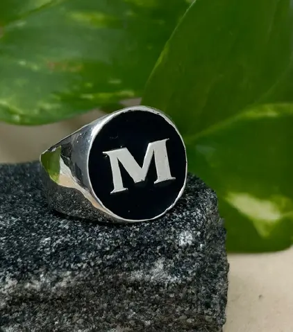 [AI.70] Anillo Inicial Esmaltado 