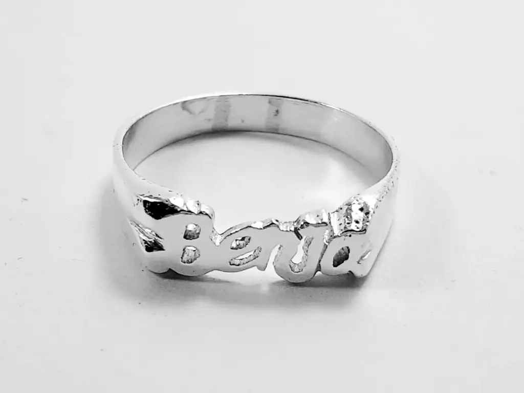 [AI.45] Anillo sello firma calado 8mm