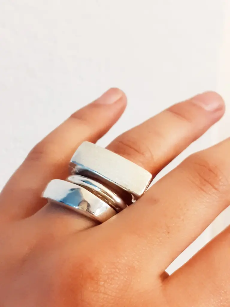 [AF.0040] Anillo Triple Calado