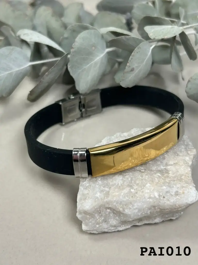[PAI010] Pulsera de identidad acero