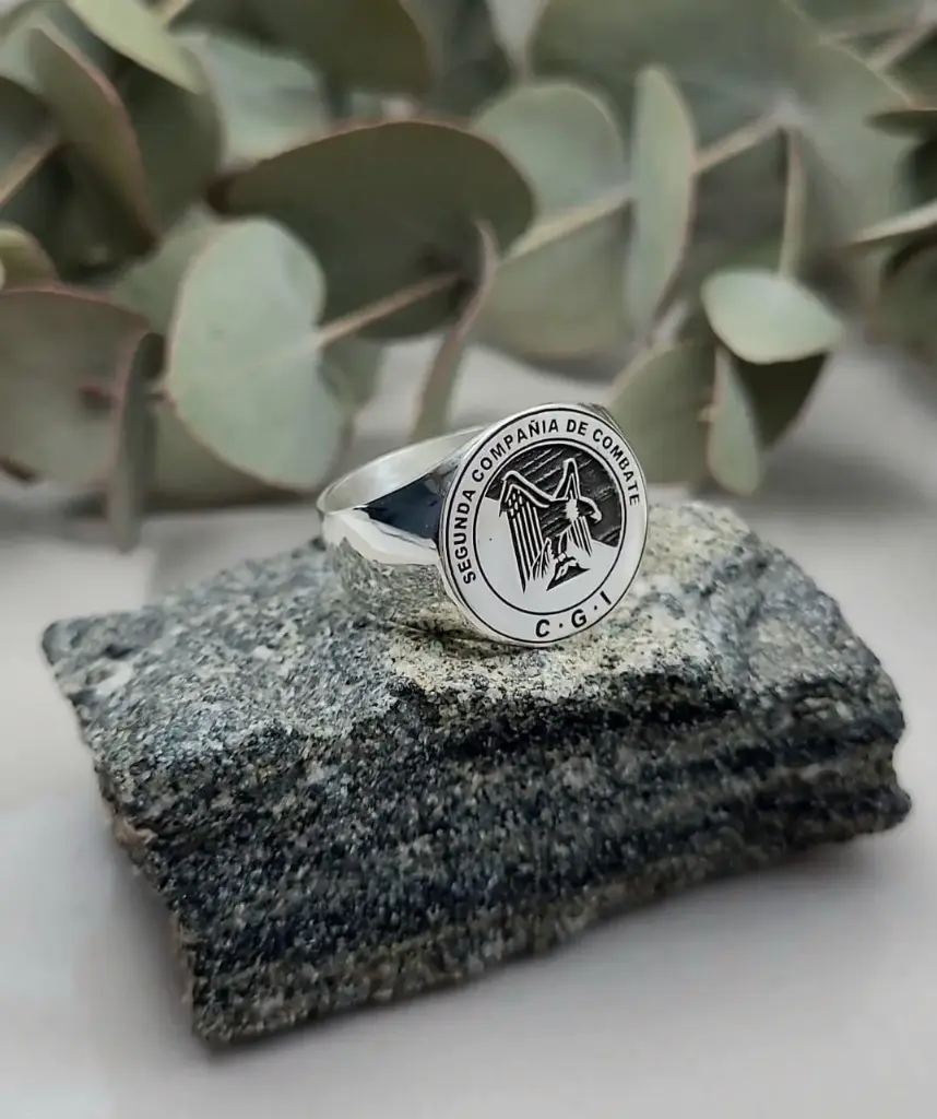 Anillo Sello 2da Compañia de Combate