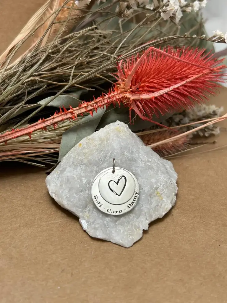 [DP.234] Medalla superpuesta c/ corazon