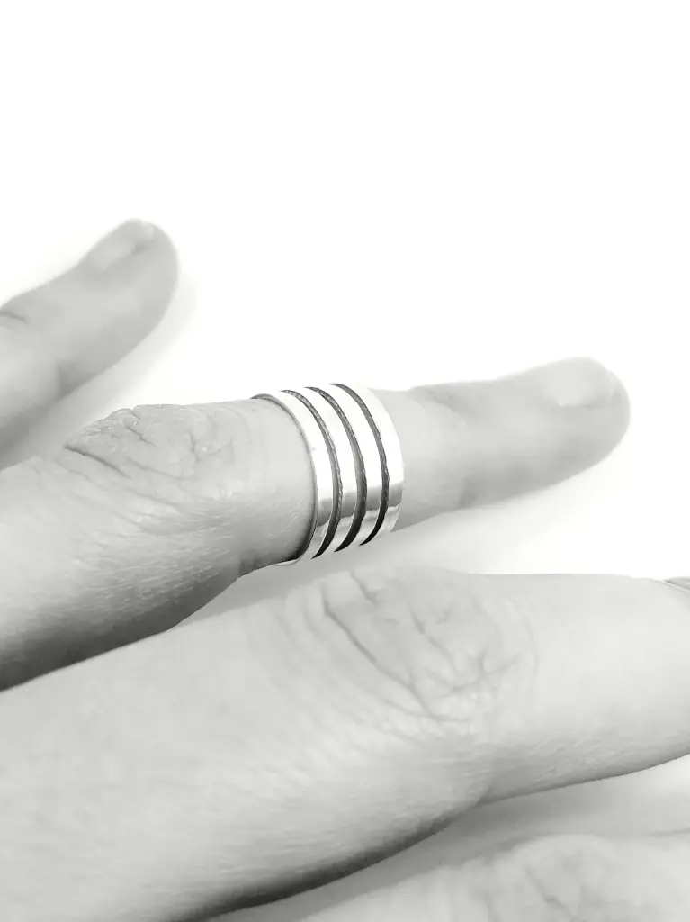 [AF.0061] Anillo falangero pinza cuadruple dividido