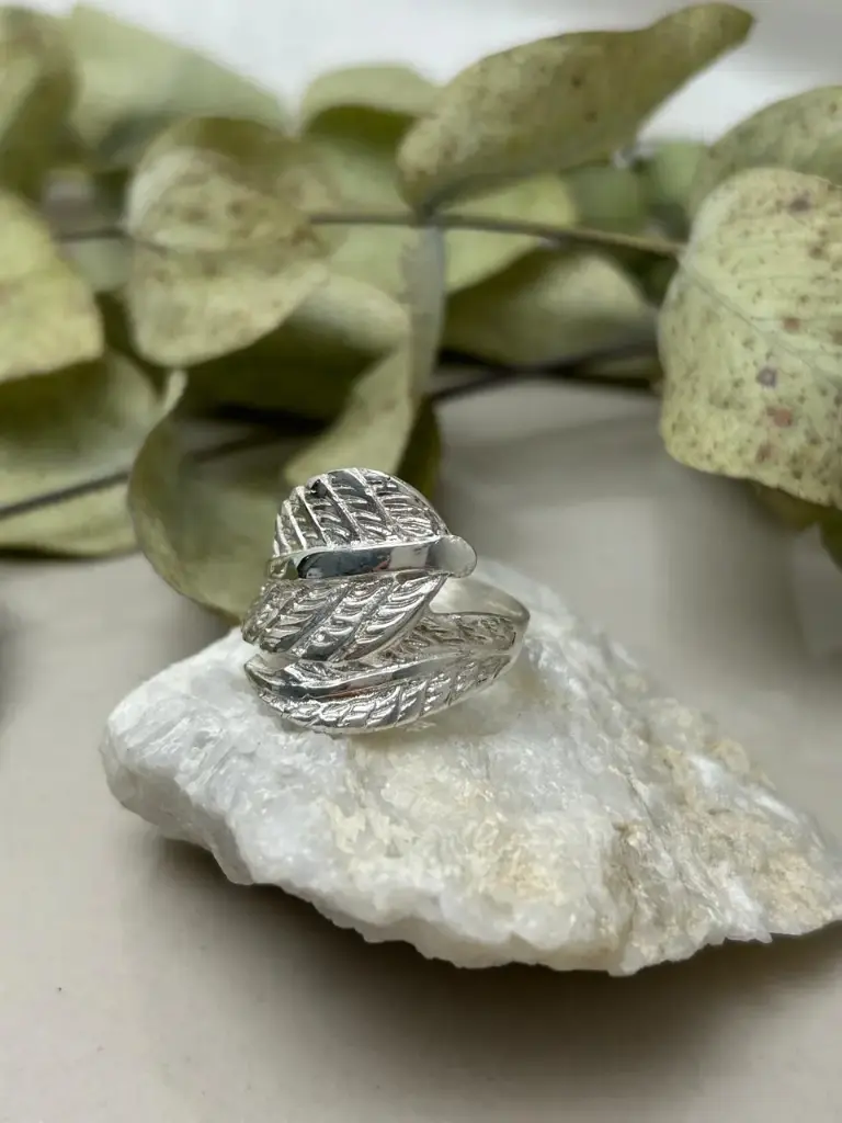 [AF.0077] Anillo Hojas 