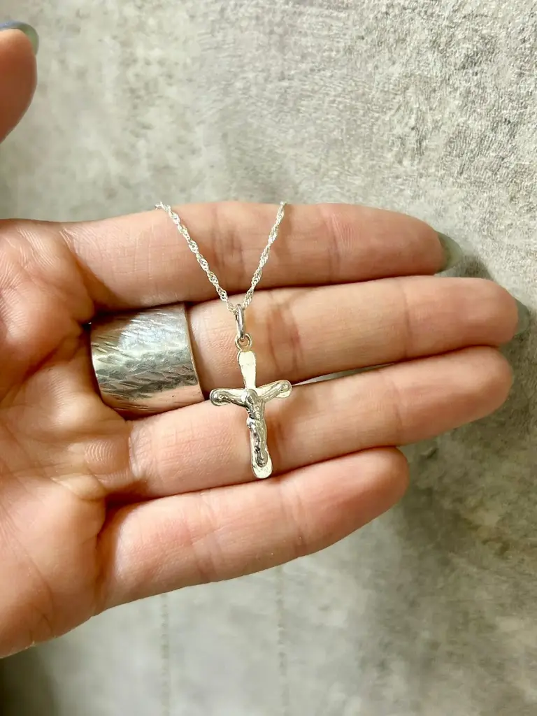 Dije cruz con cristo