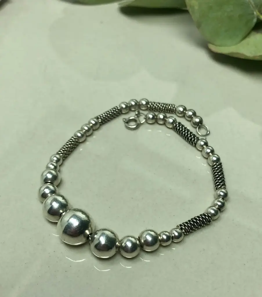 [PH003] Pulsera Hindú c/ bolitas 